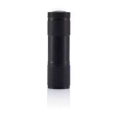 Vue Lampe aluminium Quattro de couleur noir| Krokrodeal