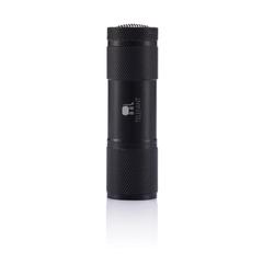 Vue Lampe aluminium Quattro de couleur noir| Krokrodeal