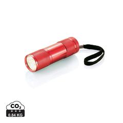 Vue Lampe aluminium Quattro de couleur rouge| Krokrodeal