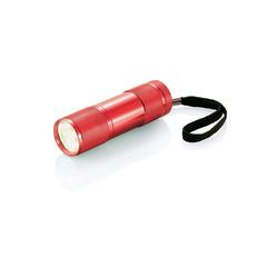Vue Lampe aluminium Quattro de couleur rouge| Krokrodeal