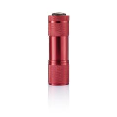 Vue Lampe aluminium Quattro de couleur rouge| Krokrodeal