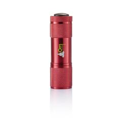 Vue Lampe aluminium Quattro de couleur rouge| Krokrodeal
