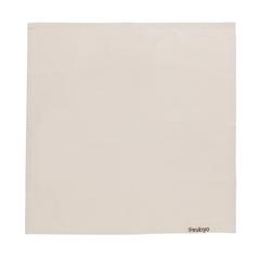 Vue Set de 4 serviettes de table Ukiyo en rcotton 180gr Aware™ de couleur blanc| Krokrodeal