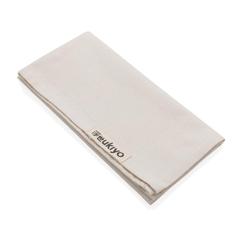 Vue Set de 4 serviettes de table Ukiyo en rcotton 180gr Aware™ de couleur blanc| Krokrodeal
