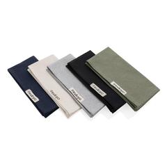 Vue Set de 4 serviettes de table Ukiyo en rcotton 180gr Aware™ de couleur blanc| Krokrodeal