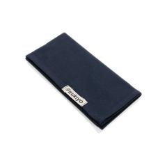 Vue Set de 4 serviettes de table Ukiyo en rcotton 180gr Aware™ de couleur bleu| Krokrodeal