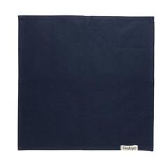 Vue Set de 4 serviettes de table Ukiyo en rcotton 180gr Aware™ de couleur bleu| Krokrodeal