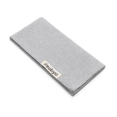 Vue Set de 4 serviettes de table Ukiyo en rcotton 180gr Aware™ de couleur gris| Krokrodeal