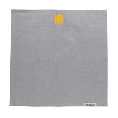 Vue Set de 4 serviettes de table Ukiyo en rcotton 180gr Aware™ de couleur gris| Krokrodeal
