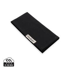 Vue Set de 4 serviettes de table Ukiyo en rcotton 180gr Aware™ de couleur noir| Krokrodeal