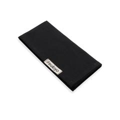 Vue Set de 4 serviettes de table Ukiyo en rcotton 180gr Aware™ de couleur noir| Krokrodeal