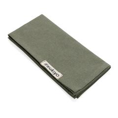 Vue Set de 4 serviettes de table Ukiyo en rcotton 180gr Aware™ de couleur vert| Krokrodeal