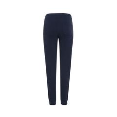 Vue Jogging en coton recyclé Iqoniq Cooper de couleur bleu| Krokrodeal