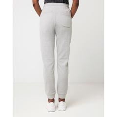 Vue Jogging en coton recyclé Iqoniq Cooper de couleur gris| Krokrodeal