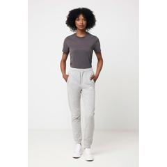 Vue Jogging en coton recyclé Iqoniq Cooper de couleur gris| Krokrodeal