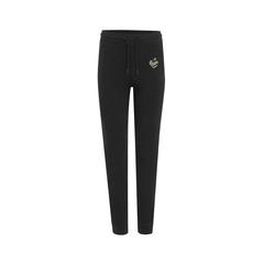 Vue Jogging en coton recyclé Iqoniq Cooper de couleur noir| Krokrodeal