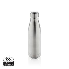 Vue Bouteille isotherme en acier de couleur gris| Krokrodeal