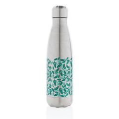 Vue Bouteille isotherme en acier de couleur gris| Krokrodeal