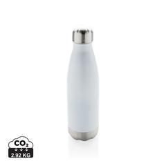 Vue Bouteille isotherme en acier de couleur blanc| Krokrodeal