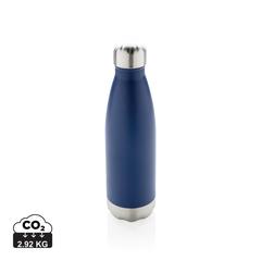 Vue Bouteille isotherme en acier de couleur bleu| Krokrodeal