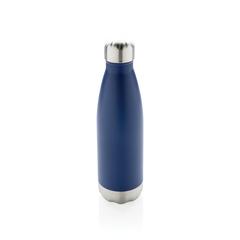 Vue Bouteille isotherme en acier de couleur bleu| Krokrodeal