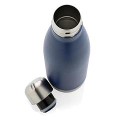 Vue Bouteille isotherme en acier de couleur bleu| Krokrodeal