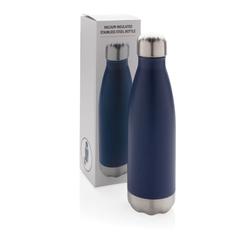 Vue Bouteille isotherme en acier de couleur bleu| Krokrodeal