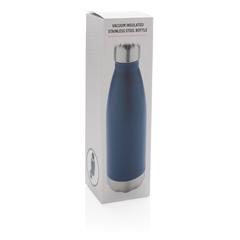 Vue Bouteille isotherme en acier de couleur bleu| Krokrodeal