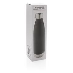 Vue Bouteille isotherme en acier de couleur noir| Krokrodeal