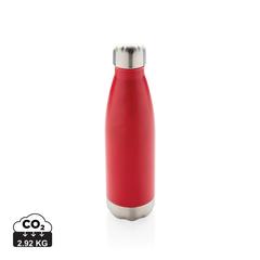 Vue Bouteille isotherme en acier de couleur rouge| Krokrodeal