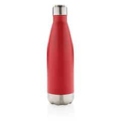 Vue Bouteille isotherme en acier de couleur rouge| Krokrodeal