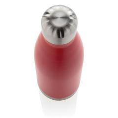Vue Bouteille isotherme en acier de couleur rouge| Krokrodeal