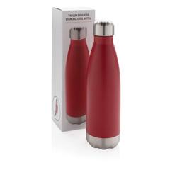 Vue Bouteille isotherme en acier de couleur rouge| Krokrodeal