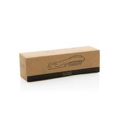 Vue Décapsuleur et tire-bouchon en bois de couleur marron| Krokrodeal