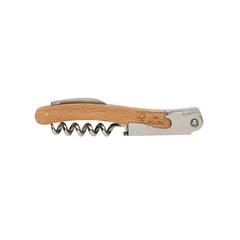 Vue Décapsuleur et tire-bouchon en bois de couleur marron| Krokrodeal