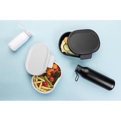Vue Boîte à lunch 700ml en PP recyclé RCS Avira Atlas de couleur blanc| Krokrodeal