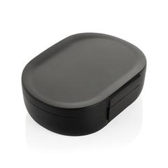 Vue Boîte à lunch 700ml en PP recyclé RCS Avira Atlas de couleur noir| Krokrodeal