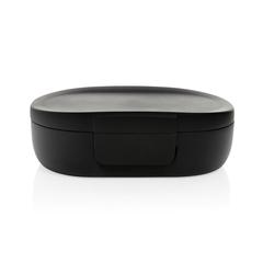 Vue Boîte à lunch 700ml en PP recyclé RCS Avira Atlas de couleur noir| Krokrodeal