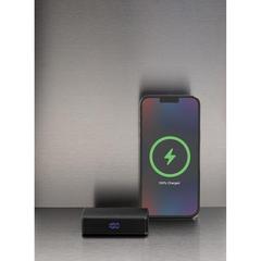 Vue Powerbank 10000mAh charge rapide, plastique RCS, Flashcharge de couleur noir| Krokrodeal
