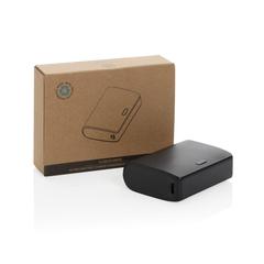 Vue Powerbank 10000mAh charge rapide, plastique RCS, Flashcharge de couleur noir| Krokrodeal