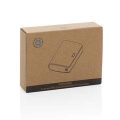 Vue Powerbank 10000mAh charge rapide, plastique RCS, Flashcharge de couleur noir| Krokrodeal