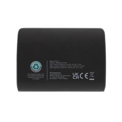 Vue Powerbank 10000mAh charge rapide, plastique RCS, Flashcharge de couleur noir| Krokrodeal