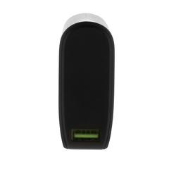 Vue Powerbank 10000mAh charge rapide, plastique RCS, Flashcharge de couleur noir| Krokrodeal
