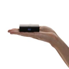 Vue Powerbank 10000mAh charge rapide, plastique RCS, Flashcharge de couleur noir| Krokrodeal