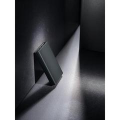 Vue Powerbank 5000 mAh en aluminium recyclé Terra RCS de couleur gris| Krokrodeal