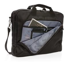 Vue Sac pour ordinateur 15” de couleur noir| Krokrodeal