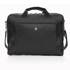Vue Sac pour ordinateur 15” de couleur noir| Krokrodeal