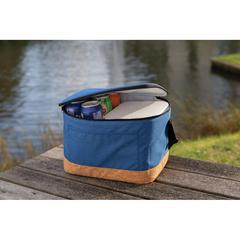 Vue Sac isotherme XL rPET two tone Impact AWARE™ de couleur bleu| Krokrodeal