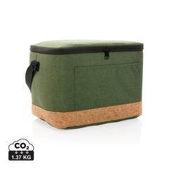 Vue Sac isotherme XL rPET two tone Impact AWARE™ de couleur vert| Krokrodeal