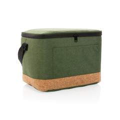 Vue Sac isotherme XL rPET two tone Impact AWARE™ de couleur vert| Krokrodeal